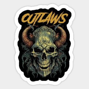 OUTLAWS MERCH VTG Sticker